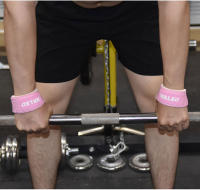 GOBYGO 1Par De Cinturones Para Muñeca De Levantamiento De Pesas Deporte Fijación De Muñeca De Silicona No Esmerilada Gimnasio Entrenamiento De Resistencia Unisex - details 6