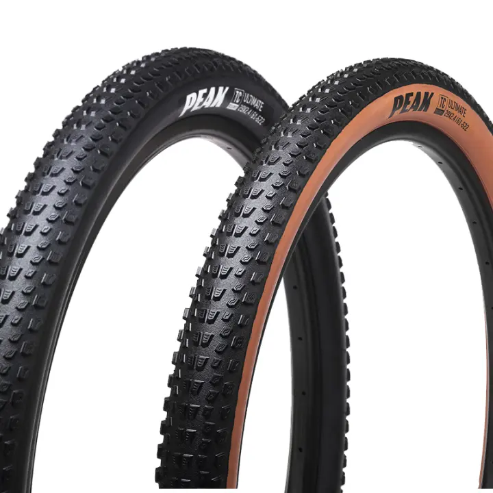 Pneumático De Bicicleta Goodyear Peak SL Race 29x2.25 Tuboless 120TPI Anti-Abrasión Para MTB XC Off-Road Color Negro/Tan - 1