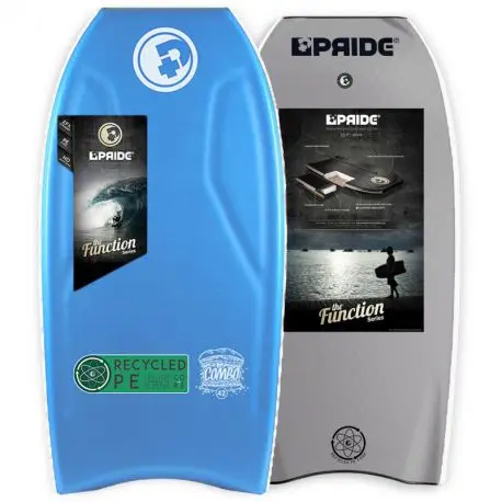 Pride bodyboard deck tabla Combo Recycled PE HRC Aqua/ Blue silver 39 - 1