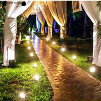 Luces Solares De Jardín 10en1 Impermeables Para Decoración De Patio Camino Valla Luz De Paisaje Exterior ABS LED 5V IP68 - details 6