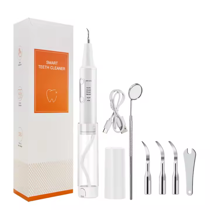 Purificador De Agua Ultrasonido Para Limpieza Dental Eliminador De Cal Y Placa Scraper De Ultrasonidos Para Dientes Recargable - 1