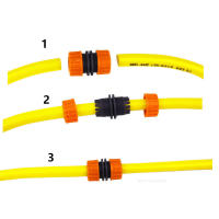 Conector De Jardín Tubo 1/2" 3/4" 1" Conector De Agua Para Reparación De Tubería Juego De Conectores De Irrigación 12mm 19mm 25mm - details 1