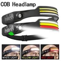 Luz De Trabajo Portátil Para Cabeza Multifuncional Recargable Para Pesca Al Aire Libre Luz De Fosa Fuerte Luz De Correr - details 3