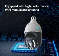 Cámara De Vigilancia IP Tuya 5MP Bombilla Luz Exterior Wifi PTZ Con Visión Nocturna Y Detección De Movimiento Humano Seguridad Doméstica - details 6