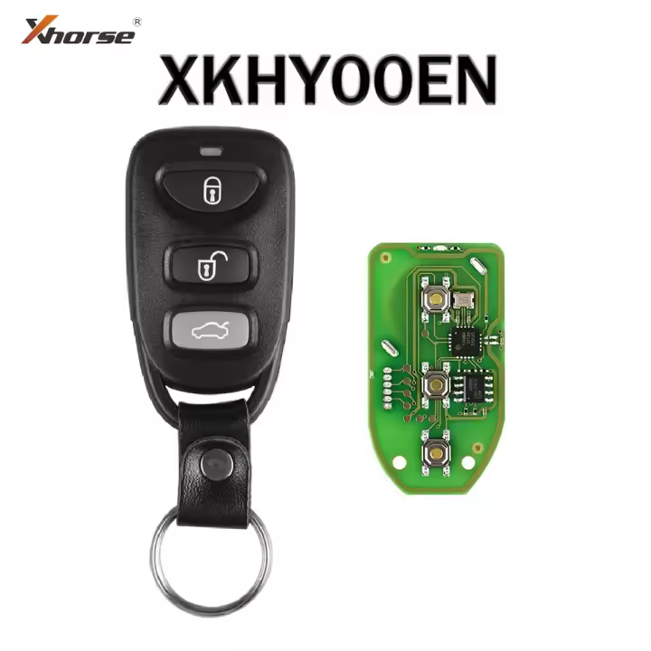 2Pcs Xhorse Universal Car Key Remote Wired Remote Control for Hyundai Style Compatible with VVDI Tool XKHY00EN XKHY01EN XKHY02EN XKHY04EN XKHY05EN - 1