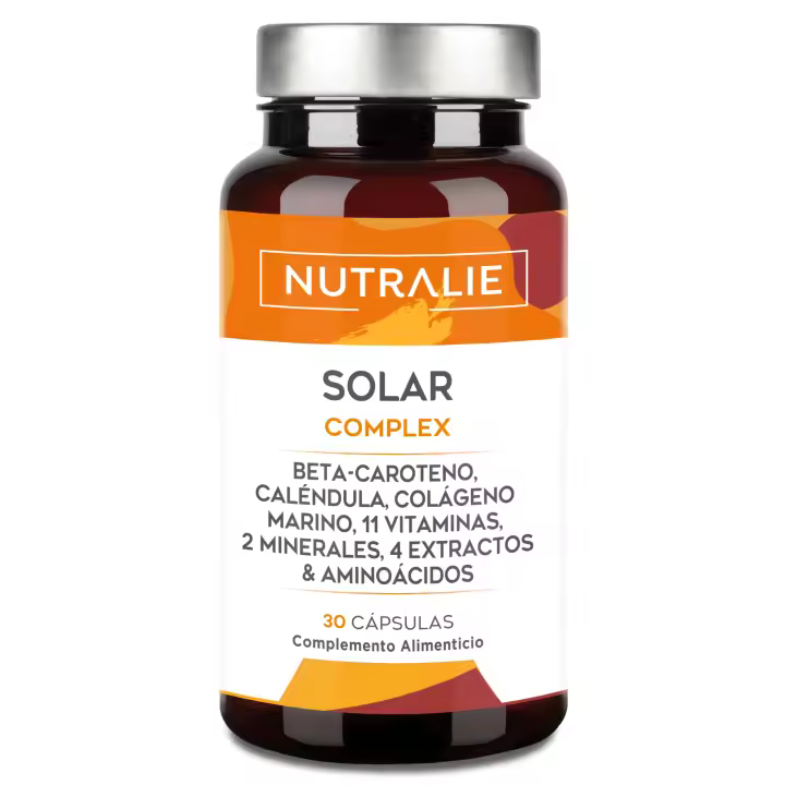 Solar Care Complex 360 - Cápsulas Bronceadoras Solares - Betacaroteno Acelerador Bronceado - Broncea, Protege y Prepara la Piel para la Exposición del Sol - 30 Cápsulas - Nutralie - 1