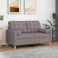 vidaXL 2x Cojines Decorativos Tela Almohada Sofá Dormitorio Color Amarillo claro,  Crema,  Gris claro y mas - details 4