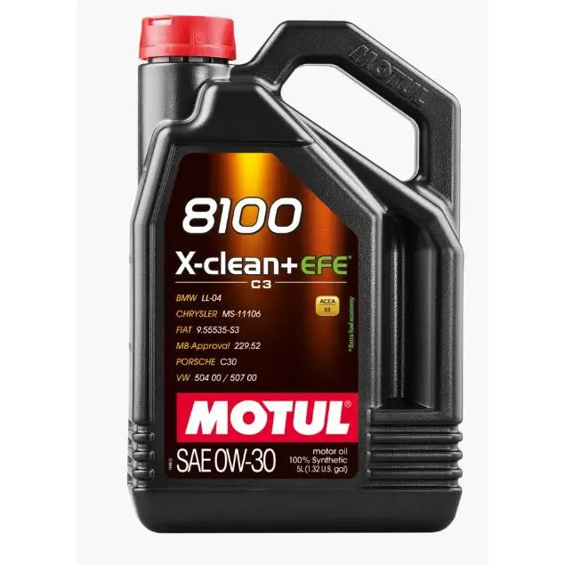Aceite Motul 8100 X-clean + Efe 0w-30 4x5l   Ce U - 1