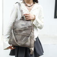Mochila para mujer, nuevo estilo, moderna, versátil, antirrobo, de PU, de gran capacidad, de alta gama - details 11