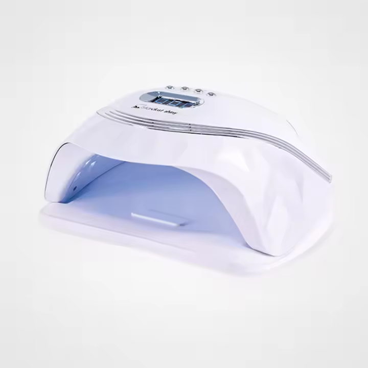 Perfect Beauty Star Dust Shiny 60W Lámpara Uñas UV-LED - Lámpara de Uñas LED con Pantalla LCD Sensor de Presencia Color Blanco - 1