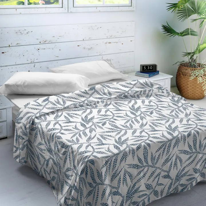 SANDAL- Juego de sábanas Estampadas 2/3 piezas - Algodón Extra Suave - Fabricado en España - WAKIA - Cama 90/135/150/180 cm - 1