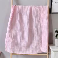 Manta De Bebé De Algodón Gauze De 6 Capas Muselina Suave Y Cómoda Toalla De Baño Para Recién Nacidos Manta De Acarreo Para Silla De Paseo Y Cama Unisex - details 7