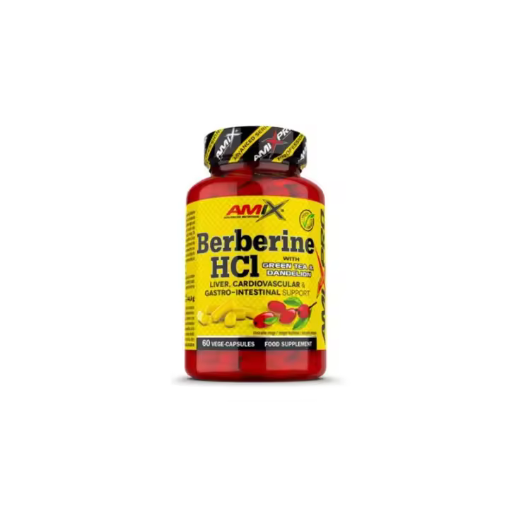 Berberine Hci 60 Cápsulas - Amix - 1