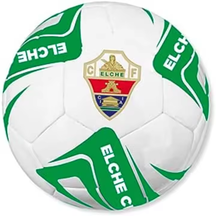 Balón de Fútbol Elche Verde Unisex - Diámetro 21 Cm - Detalle Estampado - 1