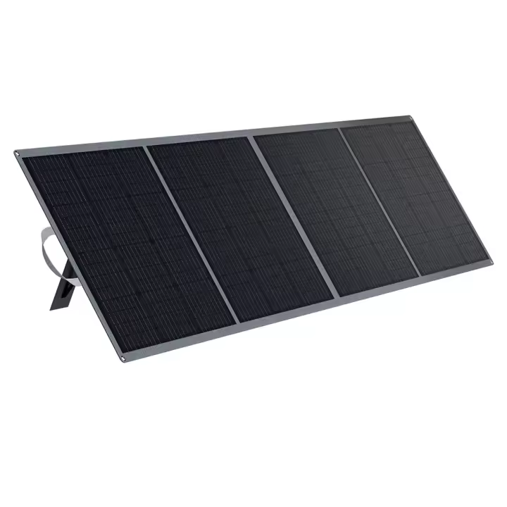 Panel Solar Plegable DaranEner SP200 200W, Eficiencia de Conversión Óptica del 22%, Material ETFE, Resistente al Agua IP54, Soporte Ajustable, Ligero y Portátil, Ideal para Aventura al Aire Libre y Uso Portátil de Energía - 1