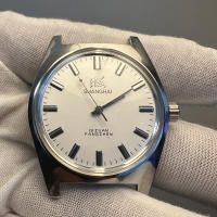 Reloj Mecánico Manual Para Hombre Shanghai Watch Original 7120 Retro Simple Business 36mm Correa De Cuero Acero Inoxidable Resistente Al Agua - details 6