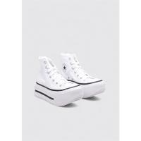 Converse CHUCK TAYLOR ALL STAR LIFT DOUBLE STACK Botines Con Plataforma Mujer Blanco - details 0