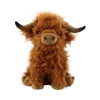 Muñeco De Peluche Navideño Multicolor De Vaca Highland Suave Almohada De Animal Creativa Decoración Para El Hogar Regalos De Cumpleaños Para Niños - details 1