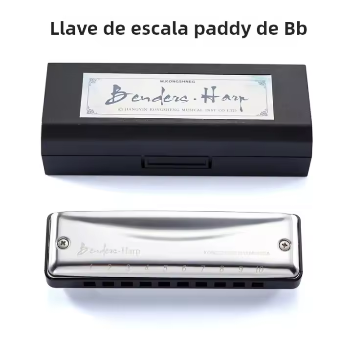 KONG SHENG Armonía Azul Clave De Paddy Escala De D a E F G Bb Eb 10 Agujeros 20 Tonos Adecuado Para Principiantes - 1
