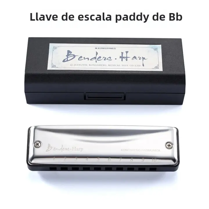 KONG SHENG Armonía Azul Clave De Paddy Escala De D a E F G Bb Eb 10 Agujeros 20 Tonos Adecuado Para Principiantes - 1