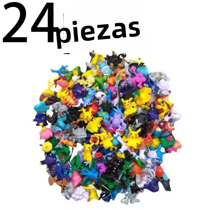 Colección De Figuras De Pokemon 8pcs Pikachu Y Otros Personajes Anime Tamaño 2-4CM Juguetes Para Niños Y Niñas Regalo De Cumpleaños Ideal Para Fans De La Serie - 1