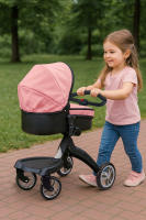 Carro de muñecas: ¡tu regalo perfecto! Nuevos modelos! +REGALO!  Incluye capazo con capota y cubre capazo. Fácil de montar, Calidad al mejor precio. De acuerdo a la normativa CE. +3 años - details 3