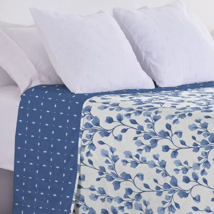 Donegal Collections - Colcha Bouti Estampada + Fundas Cojines Modelo Estampados - Disponible para cama de 90cm, cama de 105cm, cama de 135cm y cama de 150cm - Ideal para temporada de primavera, verano y entretiempo - 100% PES - 1
