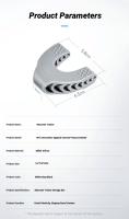 Ejercitador De Jawline U Shaped Para Hombres Y Mujeres Resistencia De Silicona Entrenamiento De Musculación Facial Eliminación De Doble Mentón - details 9