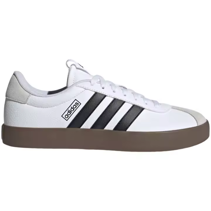 Adidas, VL Court 3.0, Zapatillas, Sportwear, Suela Marron, Caucho Vulcanizada, Hombre, Blanco, ADID6285_BLANC// - 1