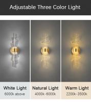 Lámpara De Pared LED Nórdica Para Iluminación Interior De Hogar Apto Para Dormitorio Pasillo Sala De Estar Decoración De Pared Luz Sconces Modernos - details 17