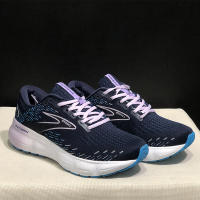Zapatos De Correr BROOKS Glycerin 20 Para Hombre Y Mujer Color Azul Peacoat Y Noche Casual Transpirables De Entrenamiento Deportivo De Larga Distancia - details 3