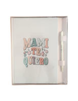 SET LIBRETA CON BOLIGRAFO MENSAJE: " MAMI TE QUIERO " DCASA - details 1