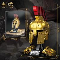 Conjunto De Construcción De 590 Piezas De Armadura De Centurión Romano Para Adultos Modelo Coleccionable De Soldado Decoración Para El Hogar Regalo Para Niños Boys - details 6