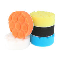 Kit De Pads De Pulido Para Coche 5 Piezas Auto Adhesivos Para Cera Y Pintura Incluye Esponja Lana Y Polipiel Para Mezclador De Perforadora - details 4