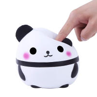 Peluche De Oso Panda Kawaii Jumbo Suave Y Alzas Lento Juguete Creativo Para Alivio Del Estrés Regalo Divertido Para Niños Oliendo a Pan - details 3