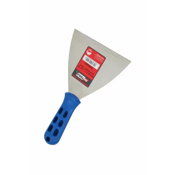 Awtools szpachla nierdzewna 80mm uchwyt plastikowy - 1