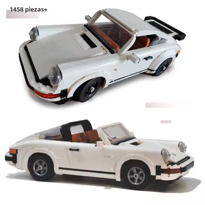 Hypercar Super Racing Blanca Modelo De Coche Para Niños Y Niñas 1458 Piezas Bloques Técnicos Regalo De Cumpleaños Compatible Con Lego ABS Sin Batería - 1
