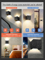 Lámpara De Pared Exterior Impermeable LED Para Decoración Del Hogar Jardín Veranda Y Escaleras Luminaire Facade Luz Exterior - details 1