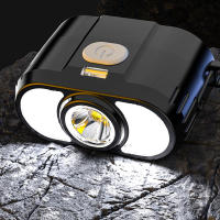 Lámpara Frontal COB LED Roja Portátil Con Correa Oculta Y Carga USB Tipo C Linterna Magnética Para Trabajo Al Aire Libre - details 6
