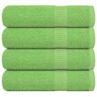 vidaXL Toallas de Baño 4 uds 100x150 cm 360 g/m² 100% Algodón en color Rosa/Tuquesa/Blanco y más - details 4