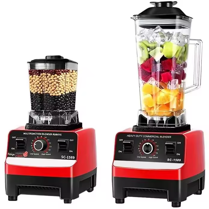 2000W2 en 1 licuadora duradera fruta juicer licuadora fija para procesador de alimentos helado smoothies para juicer de cocina - 1