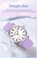 Reloj De Pulsera Para Mujer Ultrafino De Moda Correa De Silicona Suave Reloj De Cuarzo Diseñador Simple Elegante Para Mujer - details 9