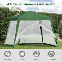 Techo de Gazebo Reemplazo 3x3m | Impermeable, Resistente al Viento (Clase 3) Y Frío | Estructura Estable with Toldo Individual para Jardín, Fiesta or Café - details 0