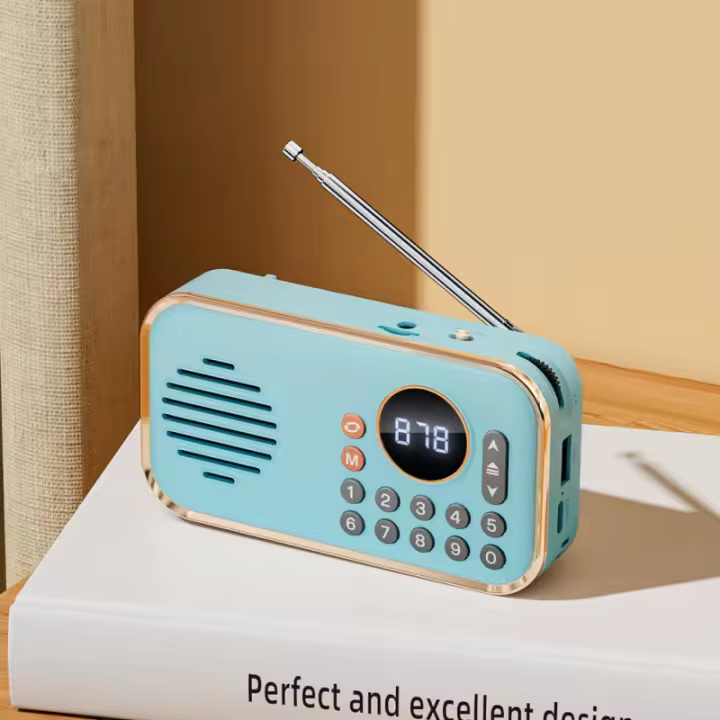 Radio Altavoz Bluetooth Mini Tarjeta U Disco Música Portátil Walkman Altavoz Bluetooth - 1