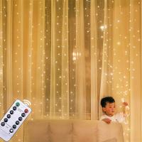 3M LED Cortina Guirnalda De Luces Con Control Remoto Decoración De Año Nuevo Navidad Fiesta Boda Luz De Fairy Festoon - details 13