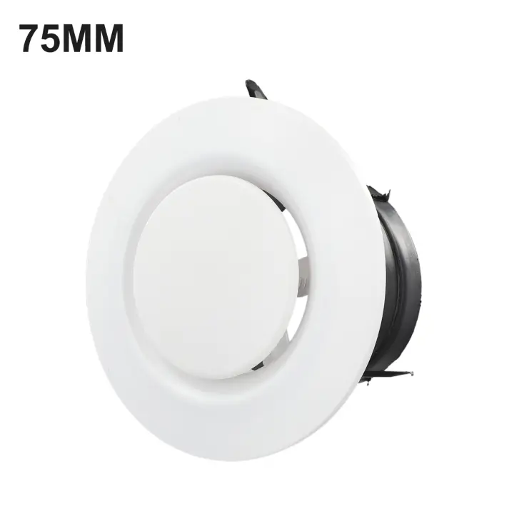 Cubierta de rejilla de ventilación de aire caliente, salida de escape montable, fácil difusor, aire acondicionado Central, ABS, Tuyere, accesorio de techo - 1