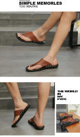 Sandalias De Verano Para Hombre MAEDEF Zapatos De Playa Antideslizantes Flip Flops De Alta Calidad Casual Mocasines De PU EVA - details 6