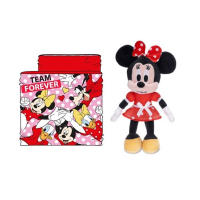 SET MINNIE MOUSE PELUCHE 30CM CON BRAGA DE CUELLO PARA NIÑAS - details 0