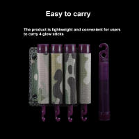 Porta Cargadores De Chemlight Para Cañón 4-Pack Funda De Almacenamiento De Luz Brillante Molle Porta Baterías De Carga De Lámpara Química Negro MC Verde Militar - details 6