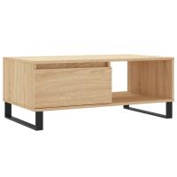 Vidaxl Mesa de Centro Madera Contrachapada 90x50x36,5 Cm Blanco - details 6